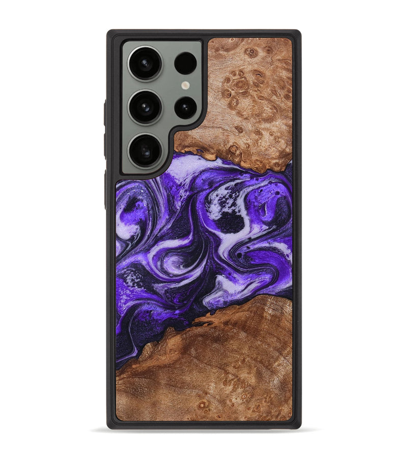 Galaxy S23 Ultra Wood Phone Case - Zaiden (Purple, 828711)