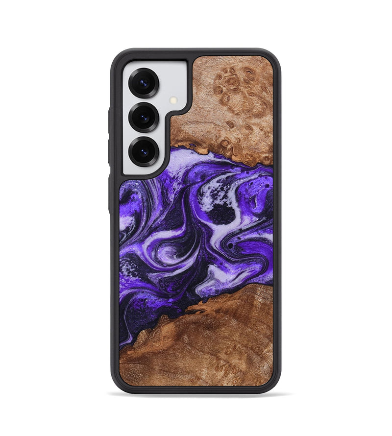 Galaxy S25 Wood Phone Case - Zaiden (Purple, 828711)