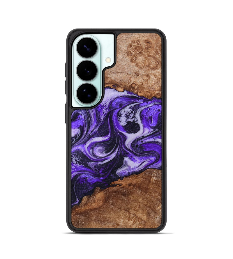 Galaxy S26 Wood Phone Case - Zaiden (Purple, 828711)