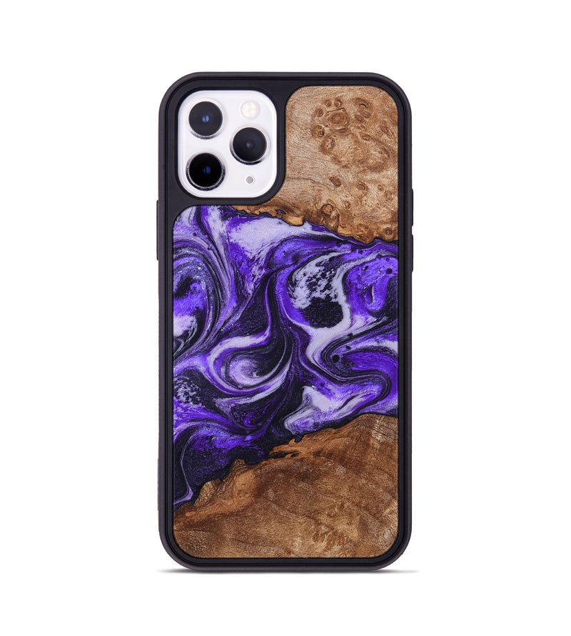 iPhone 11 Pro Wood Phone Case - Zaiden (Purple, 828711)