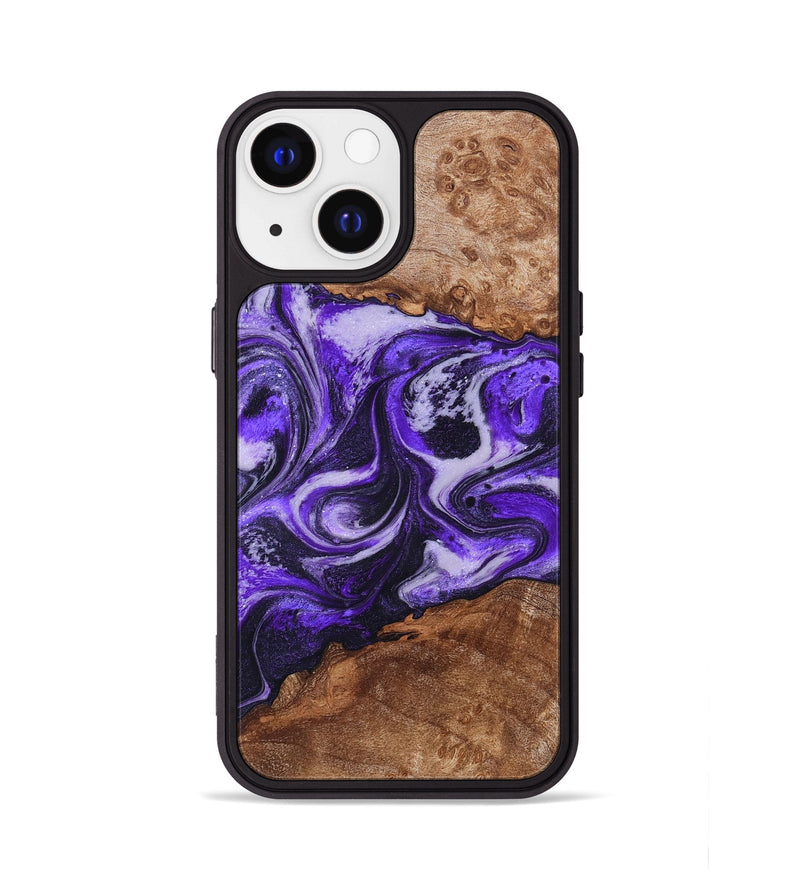 iPhone 13 Wood Phone Case - Zaiden (Purple, 828711)