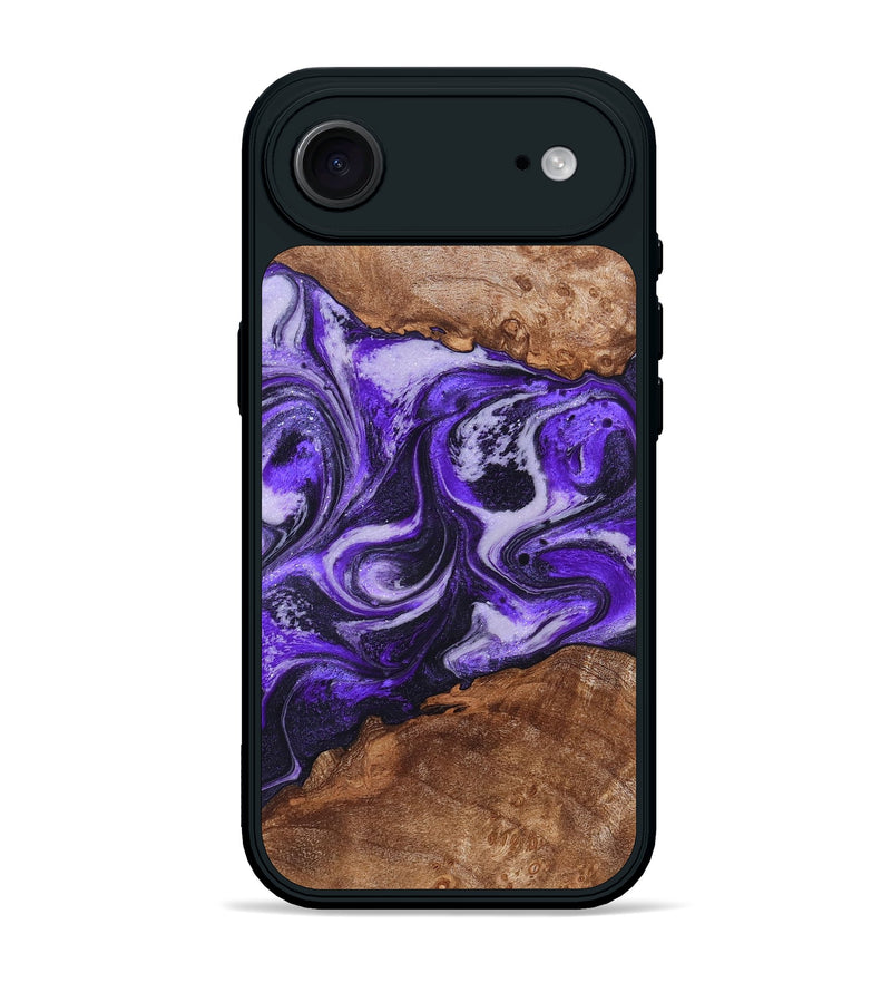 iPhone 17 Air Wood Phone Case - Zaiden (Purple, 828711)