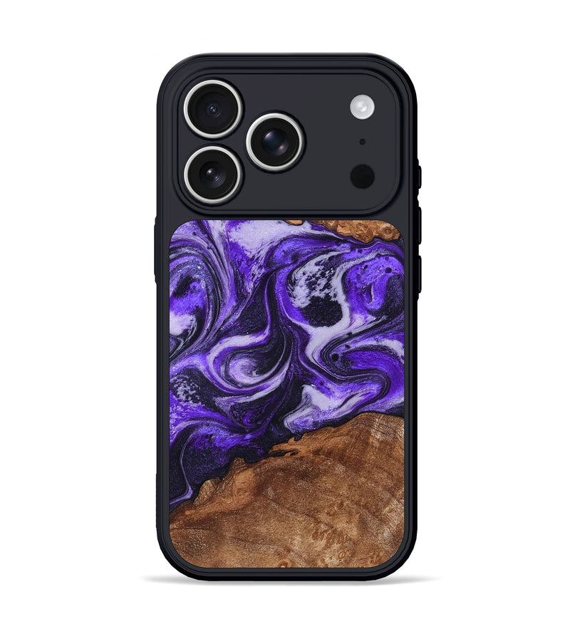 iPhone 17 Pro Wood Phone Case - Zaiden (Purple, 828711)