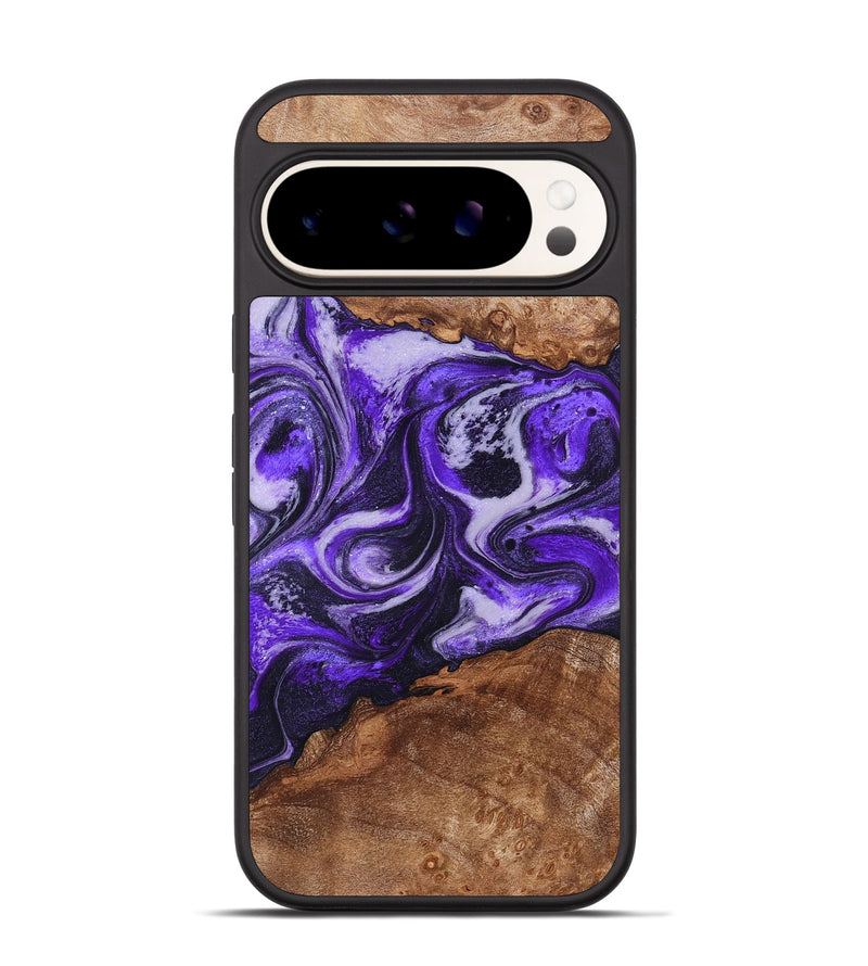 Pixel 9 Pro Wood Phone Case - Zaiden (Purple, 828711)