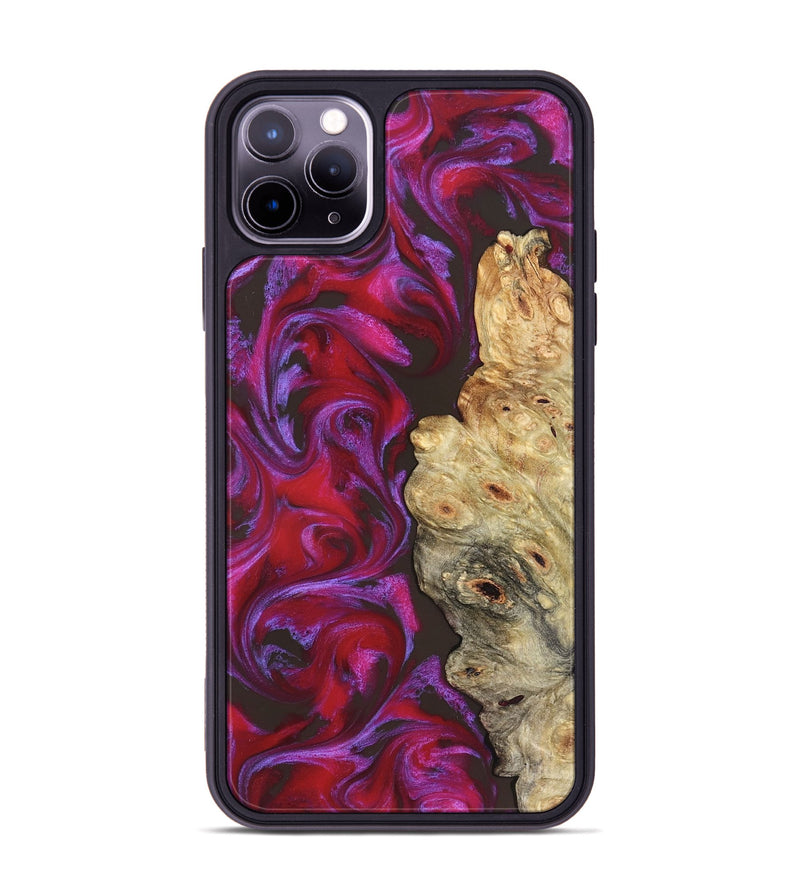 iPhone 11 Pro Max Wood Phone Case - Shyanne (Red, 828713)