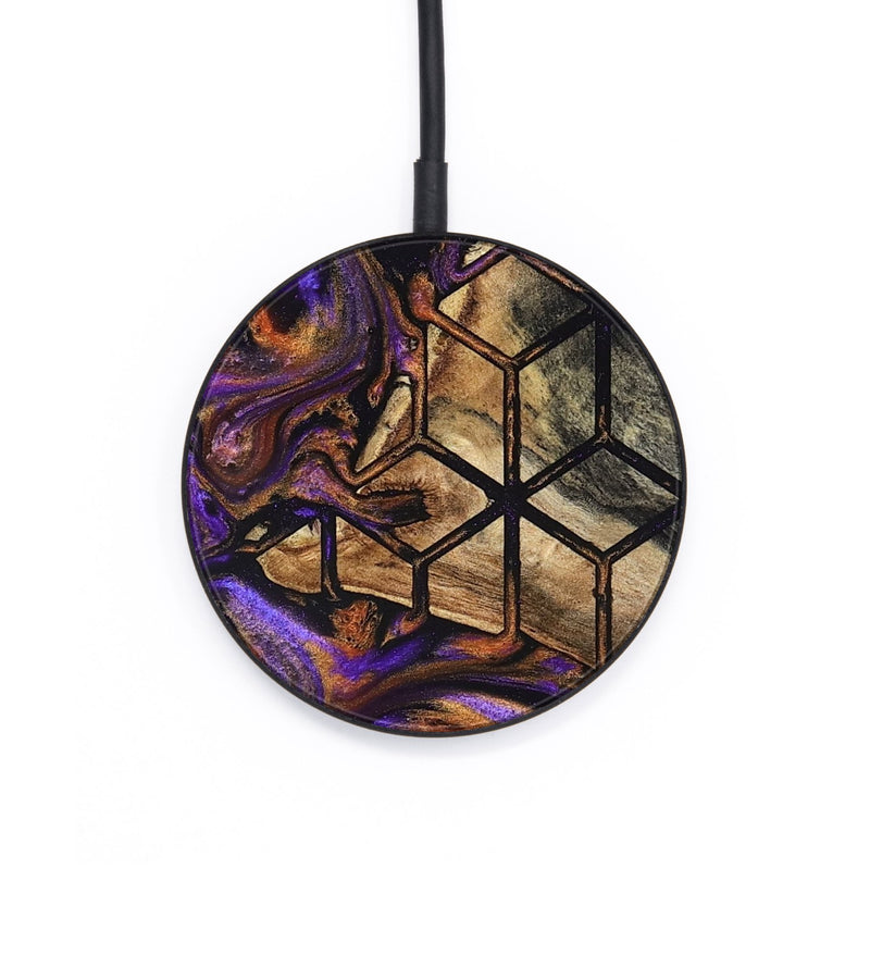 Circle Wood Wireless Charger - Horatio (Pattern, 828910)
