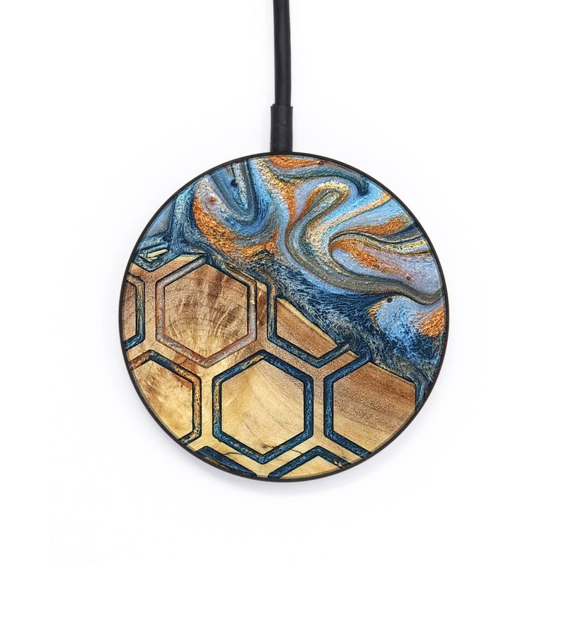 Circle Wood Wireless Charger - Alfredo (Pattern, 828922)