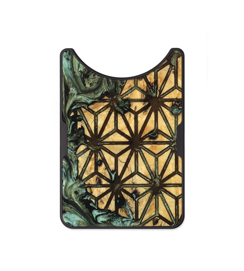 Alloy Wood Wallet - Mariyah (Pattern, 828931)