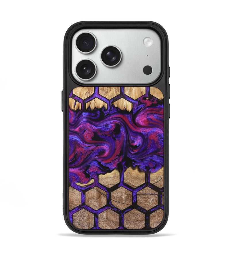 iPhone 18 Pro Wood Phone Case - Bernice (Pattern, 828935)