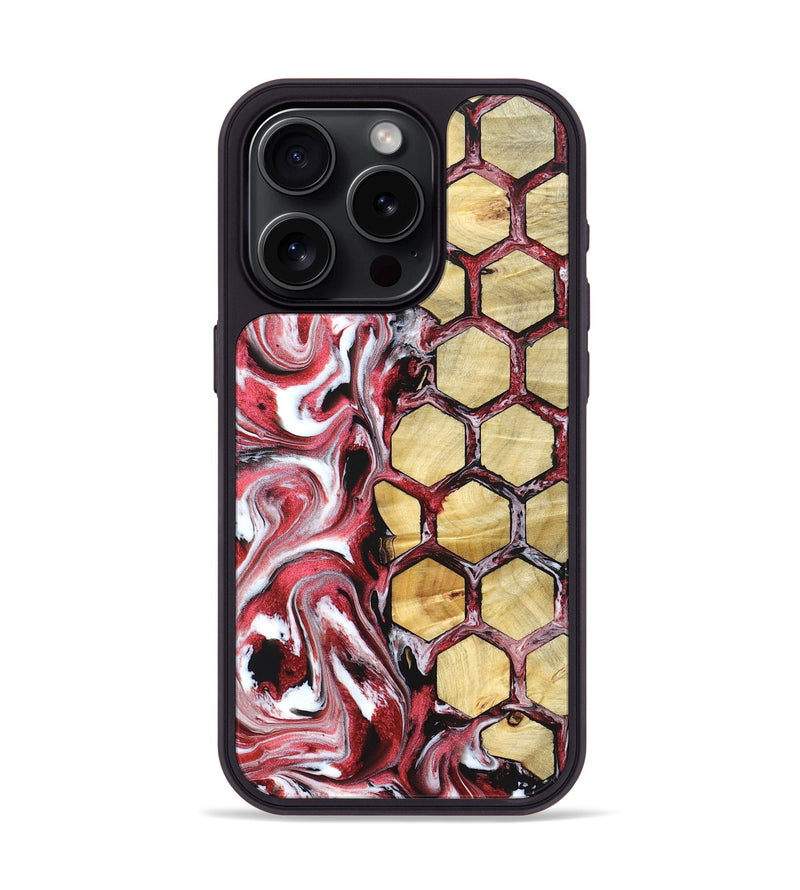 iPhone 15 Pro Wood Phone Case - Juniper (Merica, 828939)