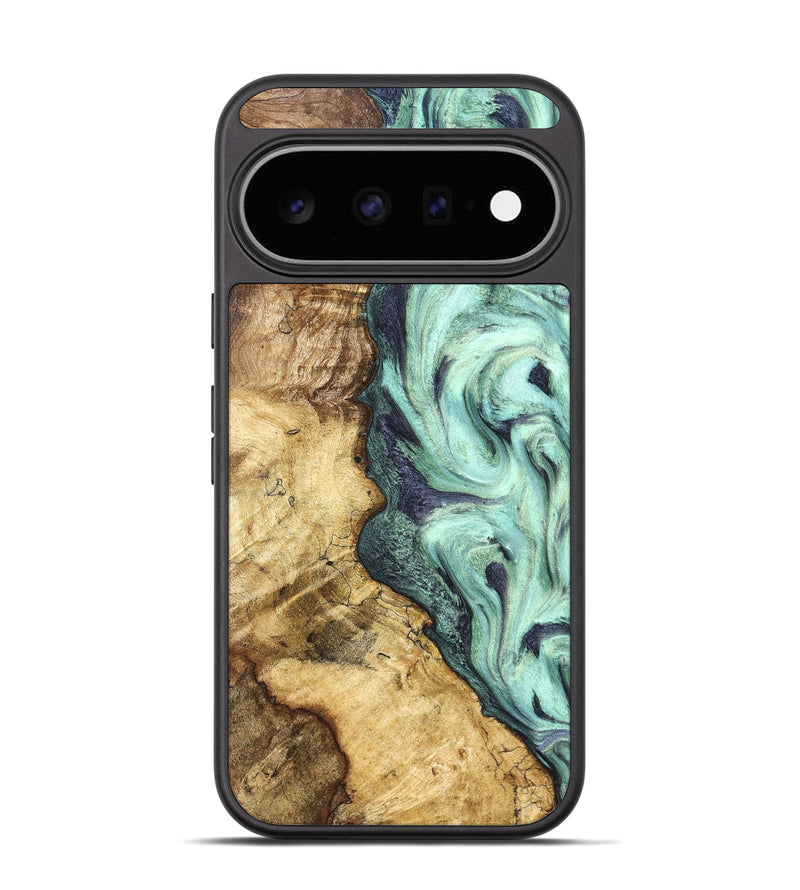 Pixel 11 Wood Phone Case - Justine (Green, 828989)