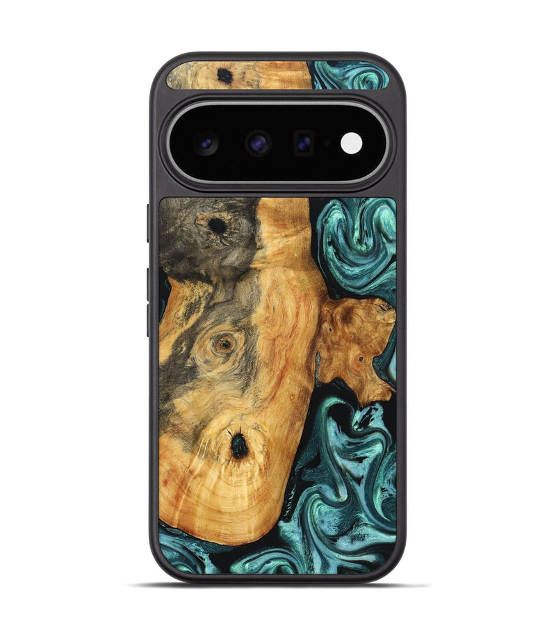 Pixel 11 Wood Phone Case - Mary (Green, 828994)