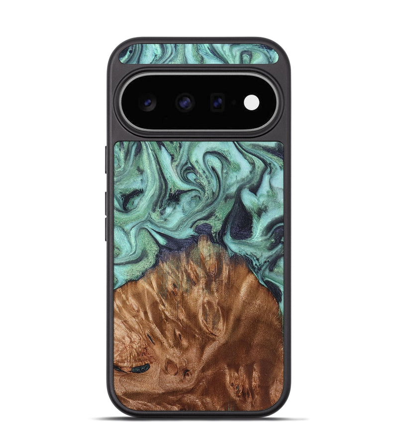 Pixel 11 Wood Phone Case - Luka (Green, 828995)