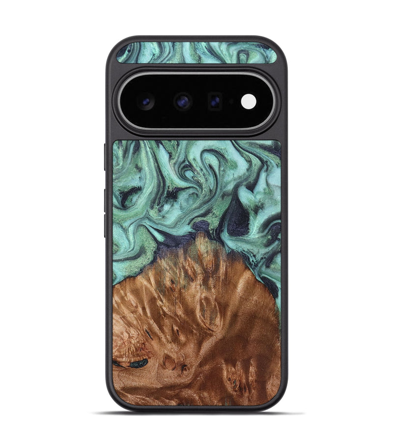 Pixel 11 Pro Wood Phone Case - Luka (Green, 828995)