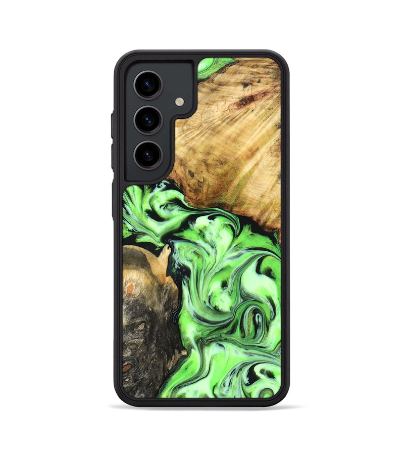 Galaxy S24 Wood Phone Case - Syreeta (Neon, 829002)