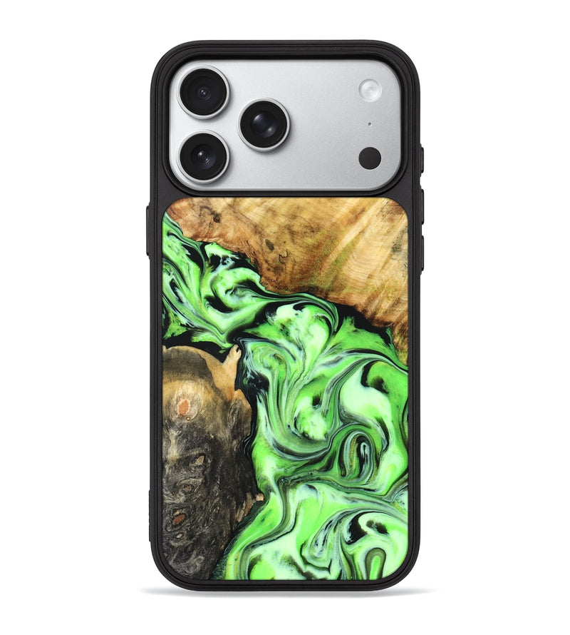 iPhone 18 Pro Max Wood Phone Case - Syreeta (Neon, 829002)