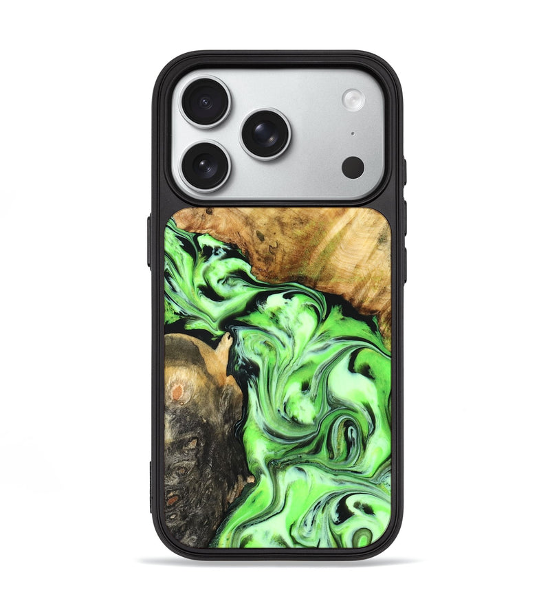 iPhone 18 Pro Wood Phone Case - Syreeta (Neon, 829002)