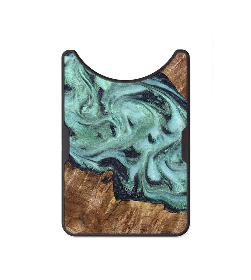 Alloy Wood Wallet - Julie (Green, 829003)