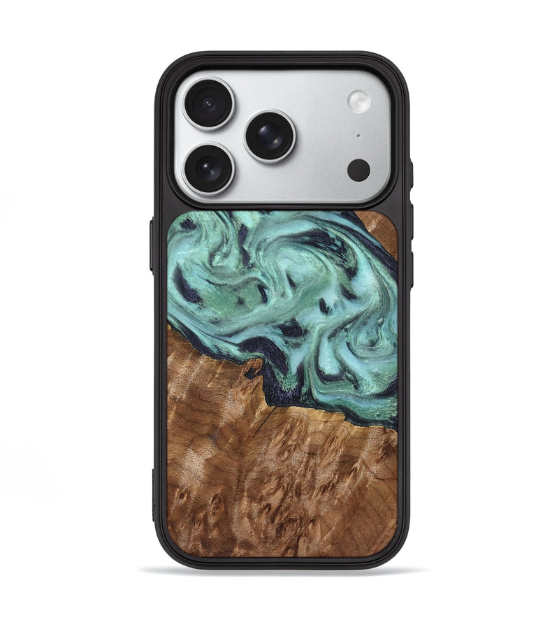 iPhone 18 Pro Wood Phone Case - Julie (Green, 829003)