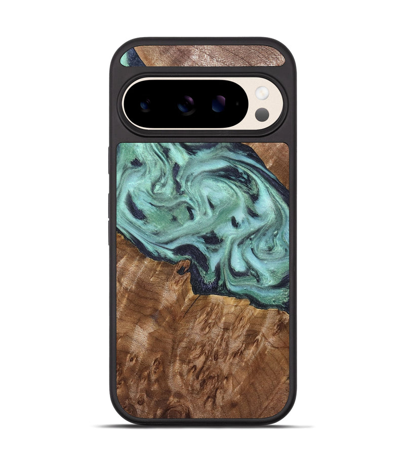 Pixel 10 Wood Phone Case - Julie (Green, 829003)