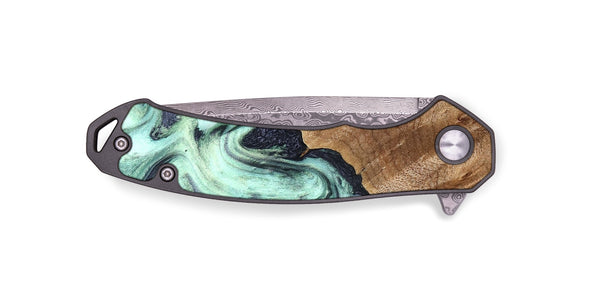 EDC Wood Pocket Knife - Marin (Green, 829005)