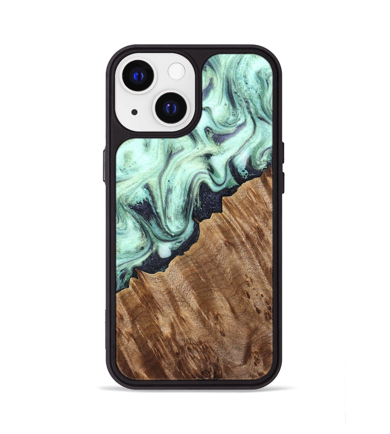 iPhone 13 Wood Phone Case - Marin (Green, 829005)