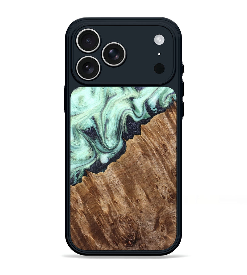 iPhone 17 Pro Max Wood Phone Case - Marin (Green, 829005)
