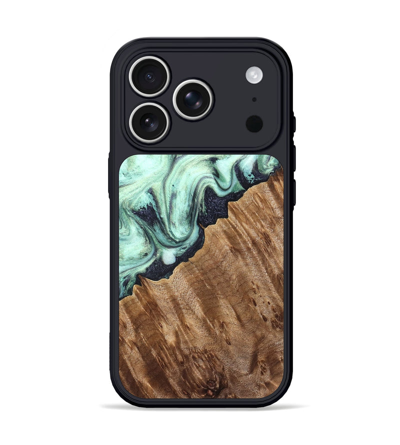 iPhone 17 Pro Wood Phone Case - Marin (Green, 829005)