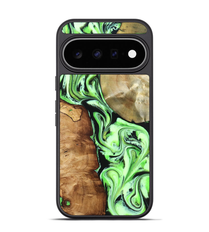 Pixel 11 Pro Wood Phone Case - Seamus (Neon, 829007)