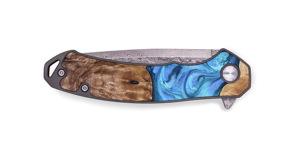 EDC Wood Pocket Knife - Shonda (Blue, 829009)
