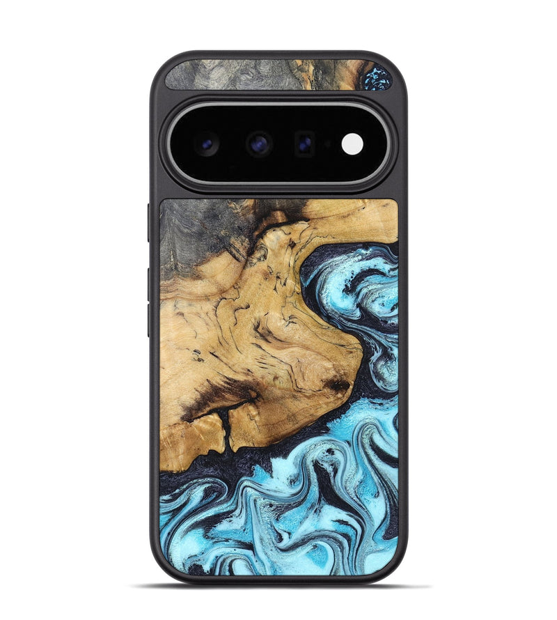 Pixel 11 Pro Wood Phone Case - Lakelyn (Blue, 829014)