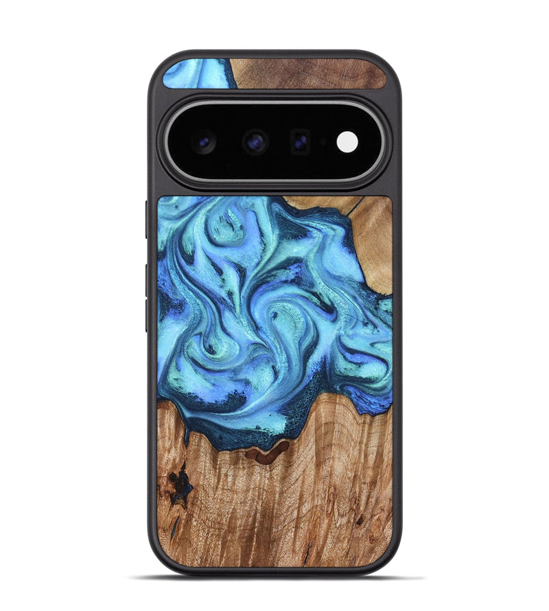 Pixel 11 Pro Wood Phone Case - Madden (Blue, 829016)