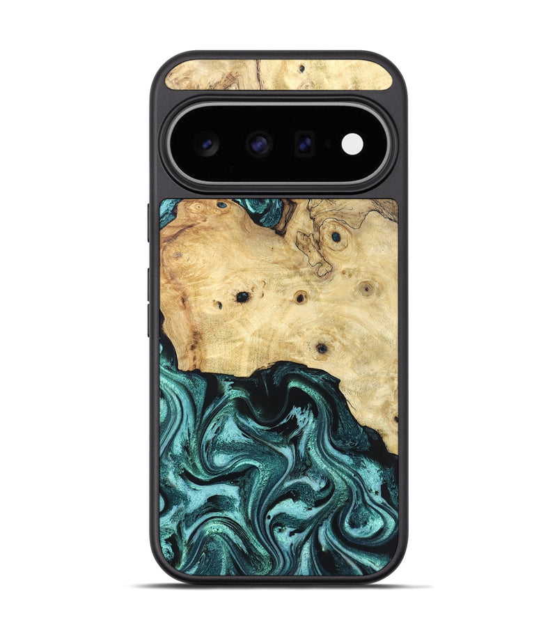 Pixel 11 Pro Wood Phone Case - Susanna (Green, 829023)