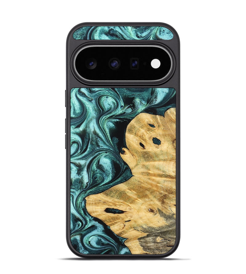 Pixel 11 Pro Wood Phone Case - Carmelo (Green, 829024)