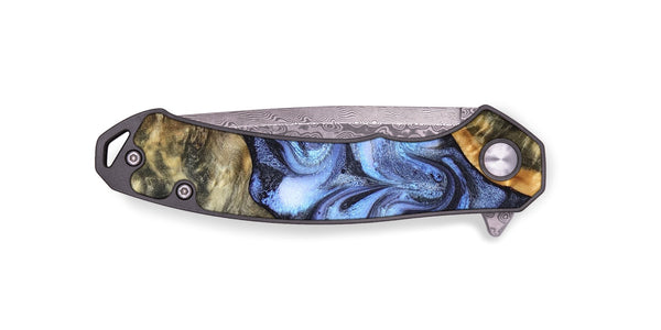 EDC Wood Pocket Knife - Lem (Blue, 829034)