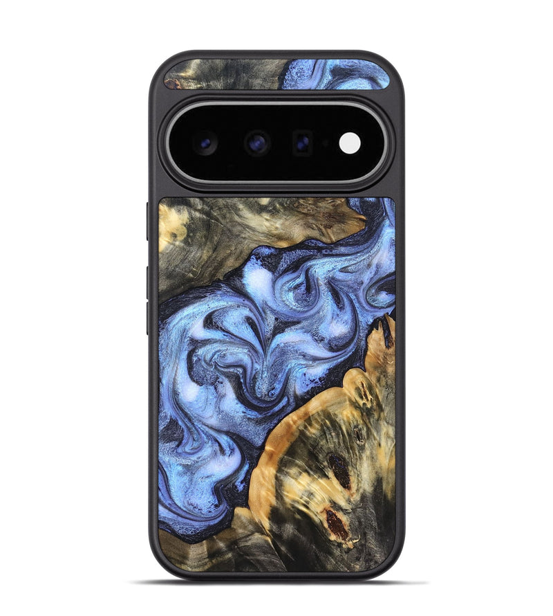 Pixel 11 Pro Wood Phone Case - Lem (Blue, 829034)