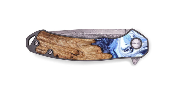 EDC Wood Pocket Knife - Lonnie (Blue, 829036)