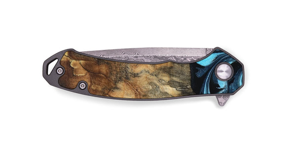 EDC Wood Pocket Knife - Indy (Blue, 829037)