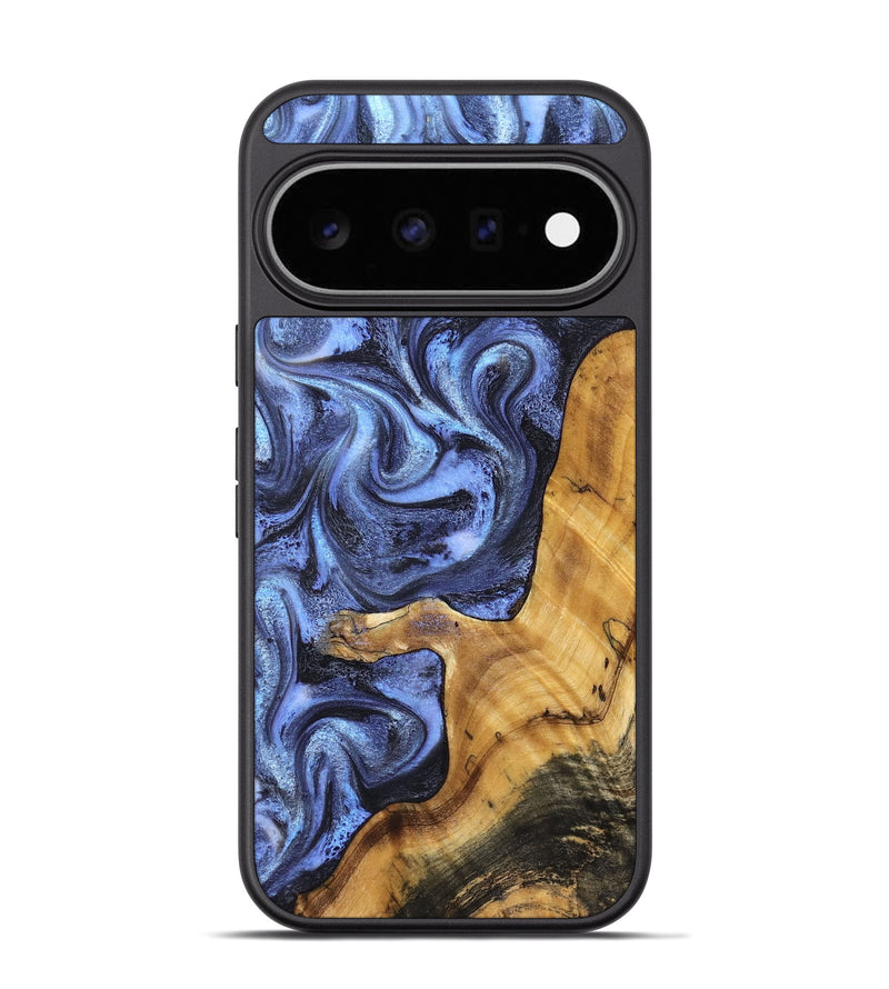 Pixel 11 Pro Wood Phone Case - Brandan (Blue, 829041)