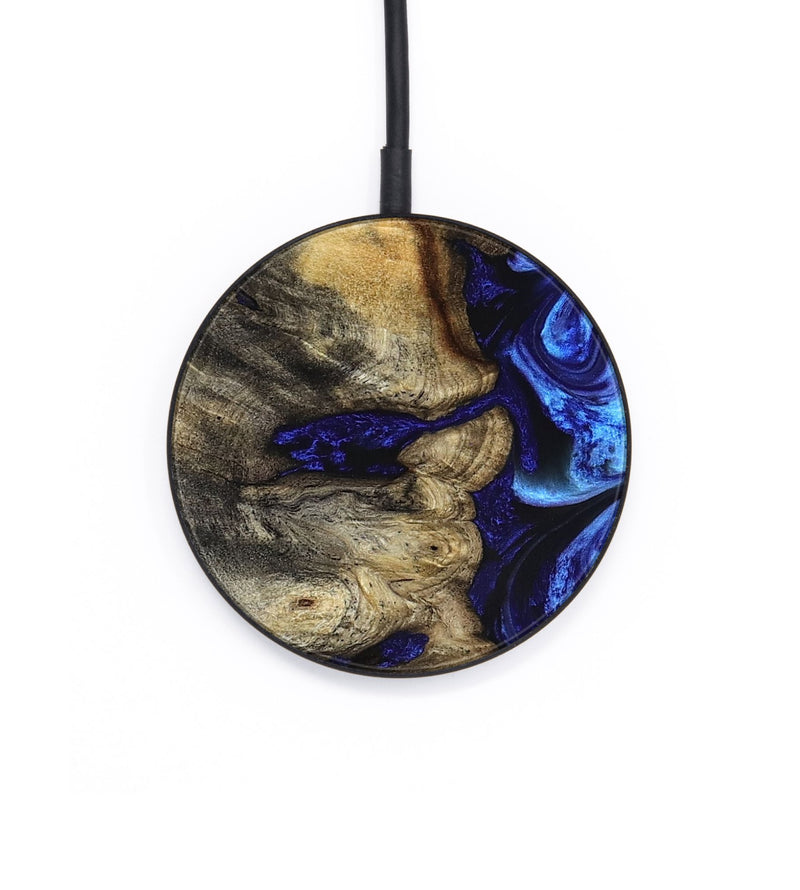 Circle Wood Wireless Charger - Lucile (Blue, 829042)