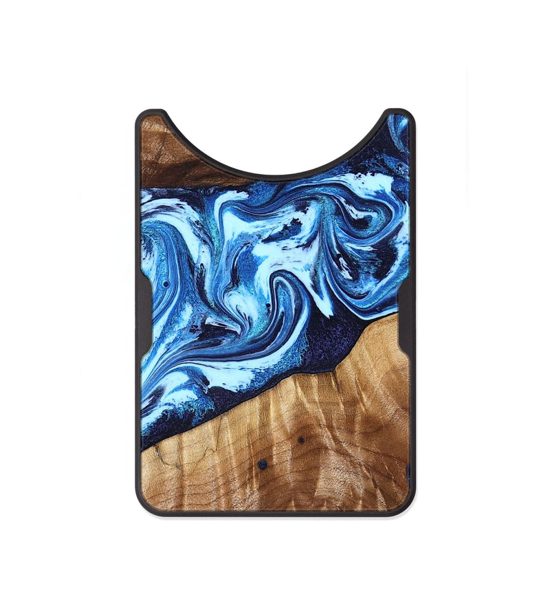 Alloy Wood Wallet - Elzie (Blue, 829052)