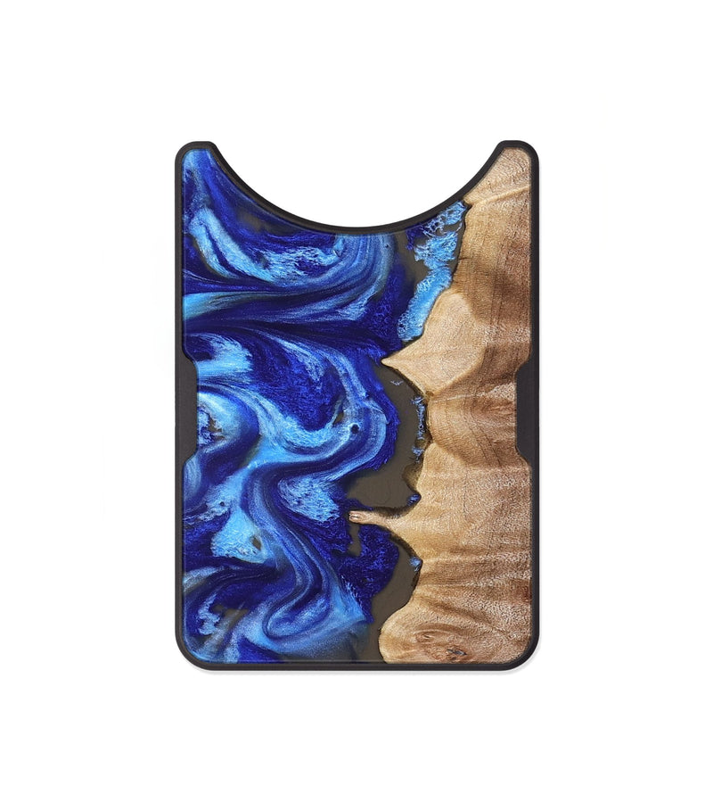 Alloy Wood Wallet - Gian (Blue, 829055)
