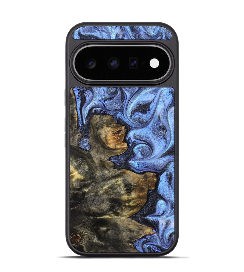 Pixel 11 Pro Wood Phone Case - Rubi (Blue, 829057)