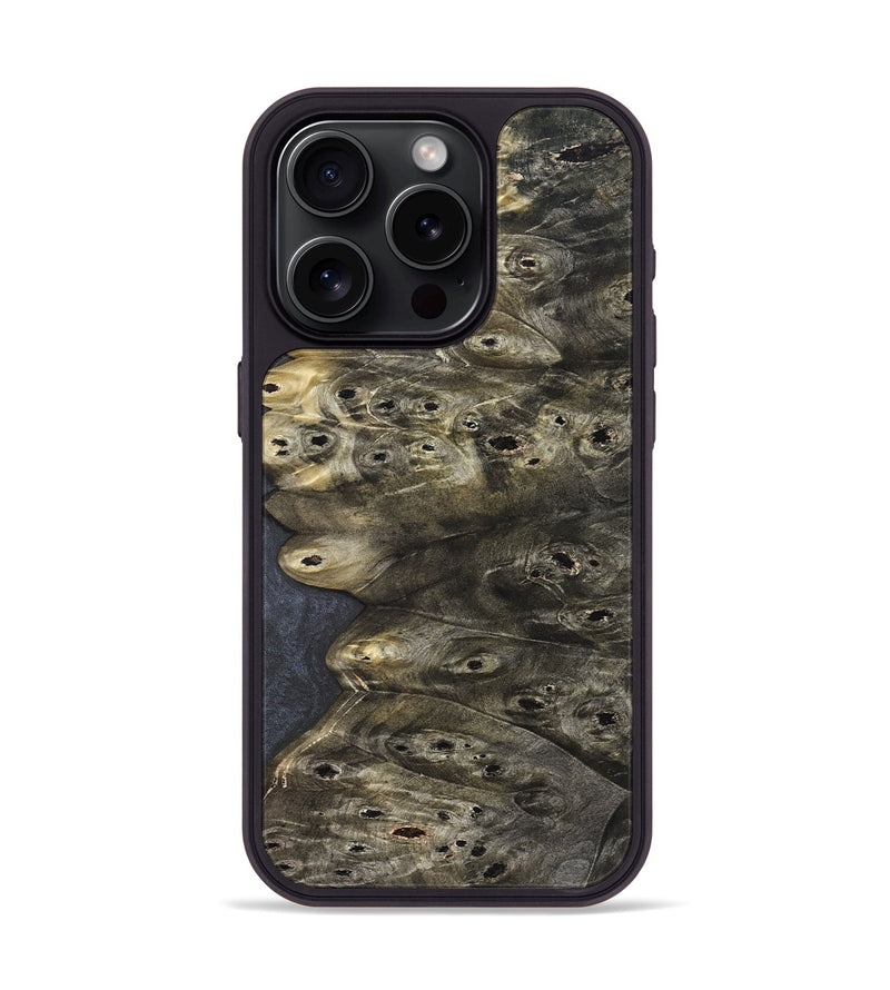 iPhone 15 Pro Wood Phone Case - Azrael (Wood Burl, 829081)