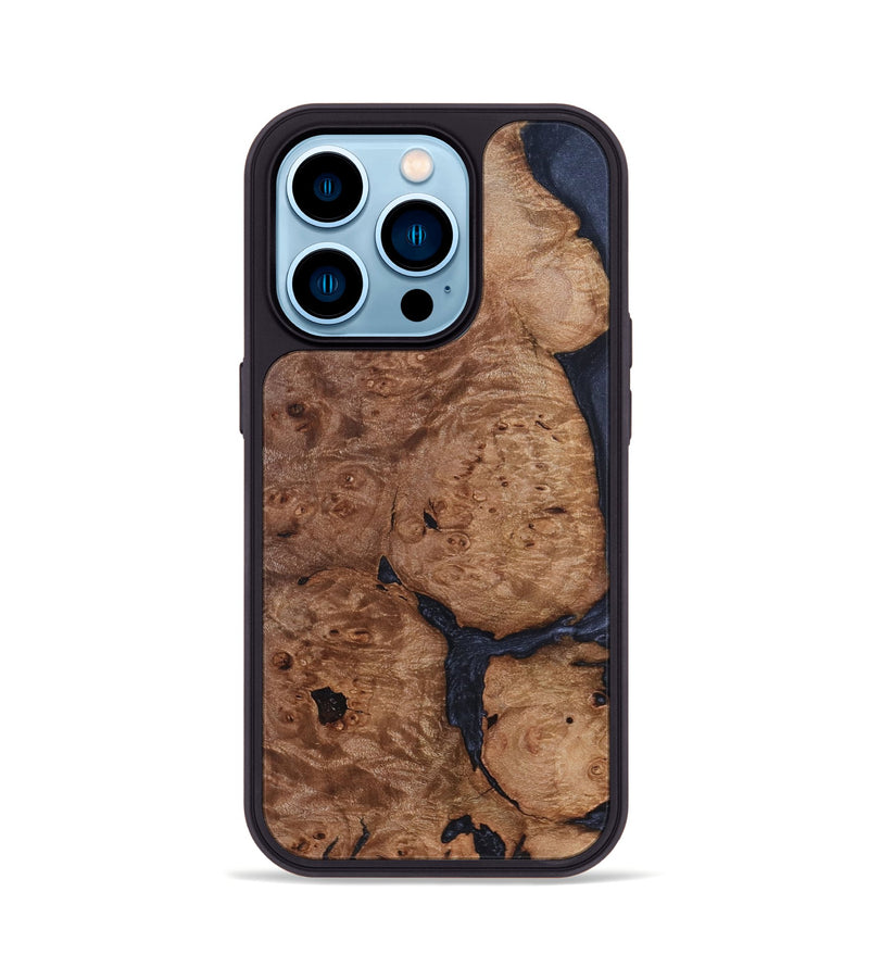 iPhone 14 Pro Wood Phone Case - Bryon (Wood Burl, 829083)