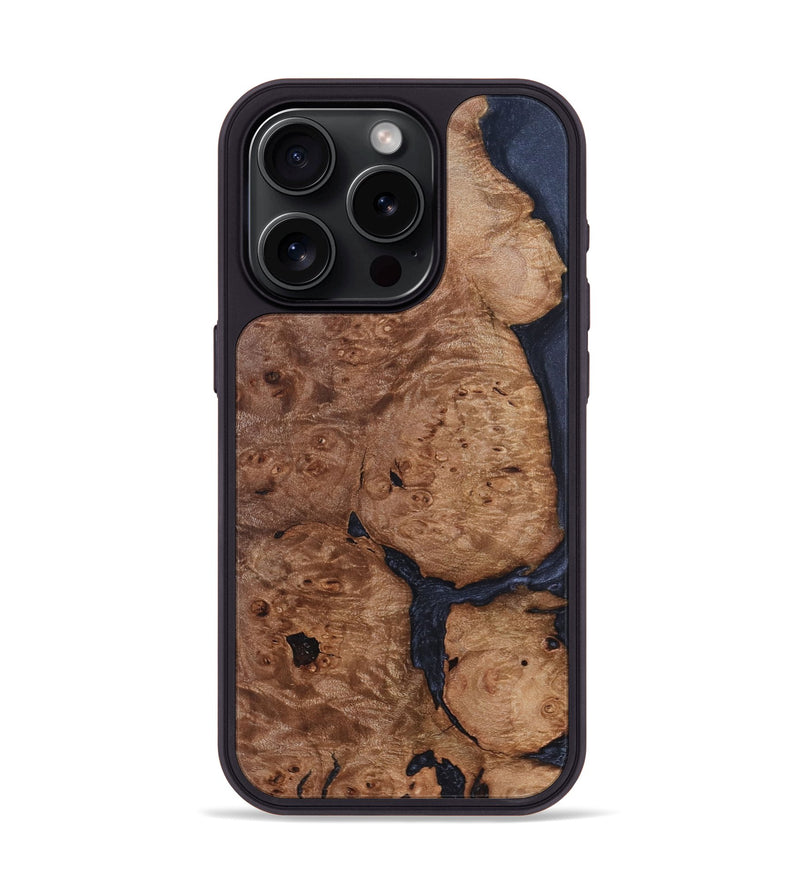 iPhone 15 Pro Wood Phone Case - Bryon (Wood Burl, 829083)