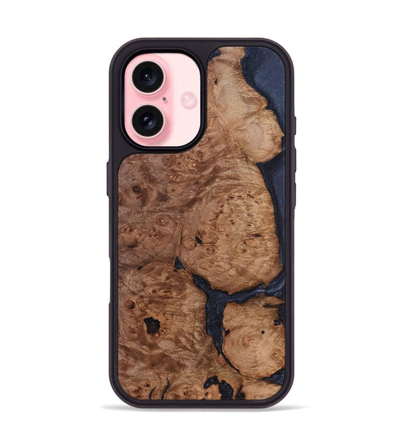 iPhone 16 Wood Phone Case - Bryon (Wood Burl, 829083)