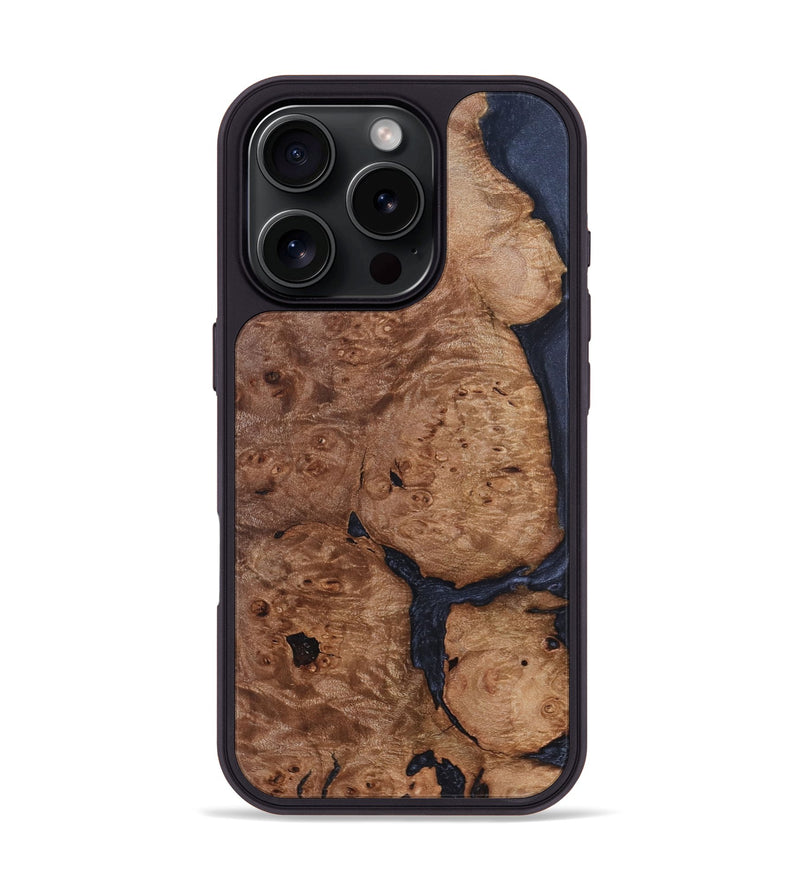 iPhone 16 Pro Wood Phone Case - Bryon (Wood Burl, 829083)