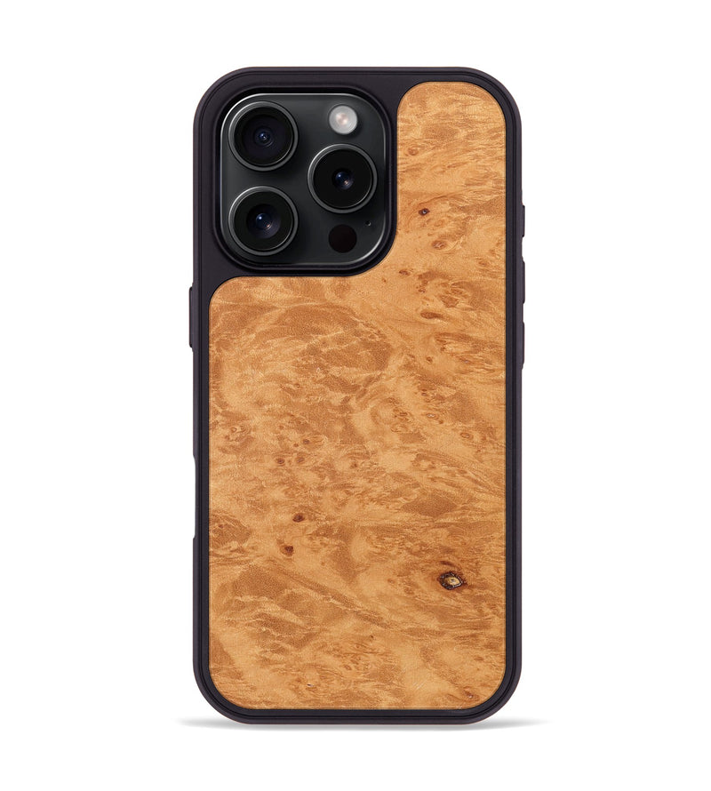 iPhone 16 Pro Wood Phone Case - Claudia (Wood Burl, 829092)