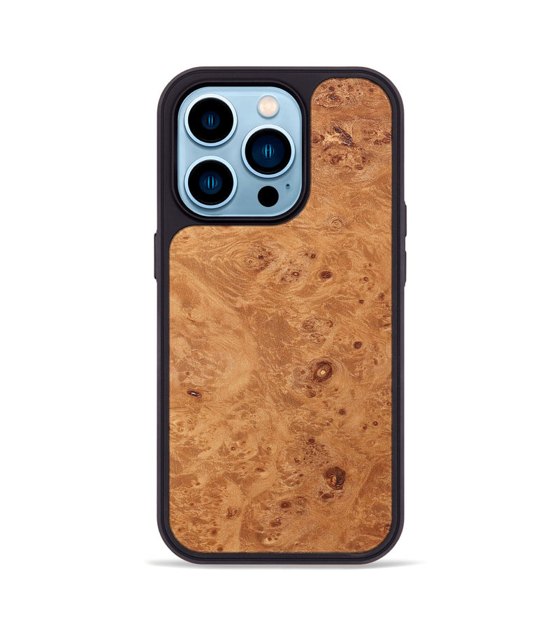 iPhone 14 Pro Wood Phone Case - Leif (Wood Burl, 829095)